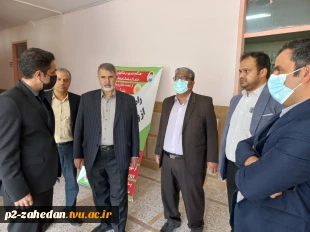 بازدید رئیس هیأت نظارت و ارزیابی دانشگاه های استان از آموزشکده فنی وحرفه ای شهید عارفی زاهدان 2