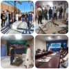بازدید ریاست،دانشجویان و‌کارکنان آموزشکده فنی و حرفه ای شهیدعارفی زاهدان به مناسبت هفته بسیج از موزه دفاع مقدس استان سیستان و بلوچستان. 2