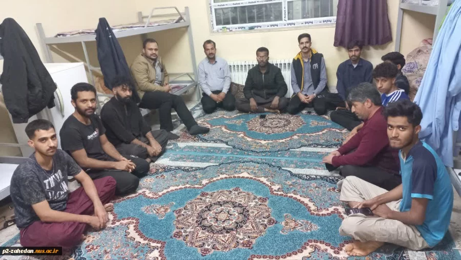 بازدید ریاست آموزشکده فنی و‌حرفه ای شهید عارفی زاهدان از خوابگاه امام علی(ع) به مناسبت روز دانشجو  2