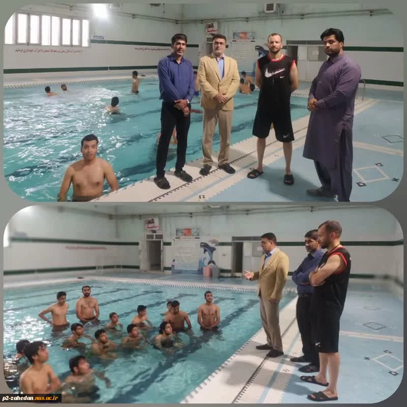 بازدید معاونت آموزشی ودانشجویی آموزشکده شهید عارفی از روند آموزش دانشجویان در مجموعه ورزشی شهیدبهشتی 2