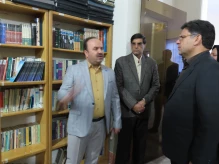 بازدید معاون پژوهش و فناوری دانشگاه ملی مهارت کشور از کتابخانه و سالن مطالعه دانشگاه ملی مهارت سیستان و بلوچستان