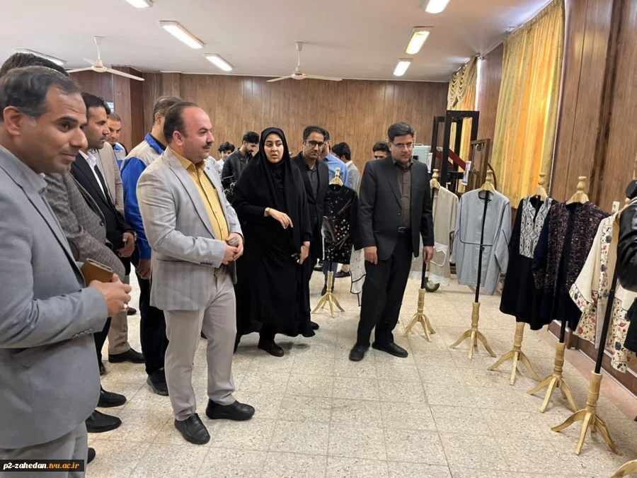 افتتاح نمایشگاه دستاوردهای دانشجویی ، دانشجویان دانشگاه ملی مهارت استان سیستان وبلوچستان 2